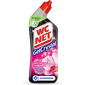 WC NET Gel Crystal Pink Flower WC gel, 750 ml