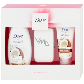 Dove Nourishing Secrets Revitalizing Ritual Goji Berries & Camelia Shower Gel for Women 250 ml + 75 ml hand cream + manicure, cosmetic set