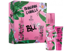BU Fragipani Body Spray for Women 200 ml + Body Lotion 50 ml, cosmetic set