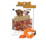 Magnum Cod Chicken rings coated with chicken, natural meat delicacy for dogs 250 g