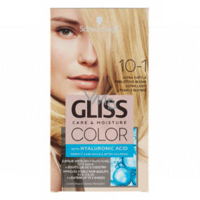 Schwarzkopf Gliss Color hair color 10-1 Ultra light pearl blond 2 x 60 ml