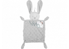 First Steps Sleepy with plush head Hare Minky gray 26 x 18 cm