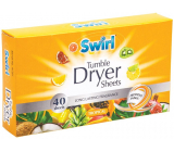 Swirl Tropical scented wipes for dryer 40 pieces