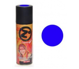 From colored hairspray Blue 125 ml spray