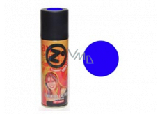 From colored hairspray Blue 125 ml spray
