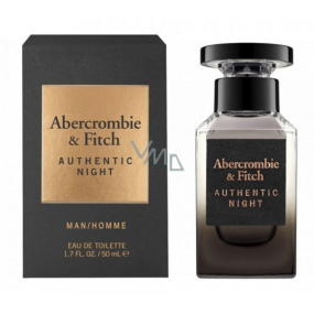 Abercrombie & Fitch Authentic Night Man Eau de Toilette for Men 50 ml