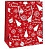 Ditipo Gift paper bag 18 x 10 x 22.7 cm red Merry Christmas C