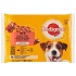 Pedigree Adult Beef and poultry in jelly pocket for adult dogs 100 gx 4 pieces