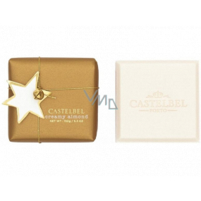 Castelbel Creamy Almond - Almond Christmas toilet soap with a bell 150 g
