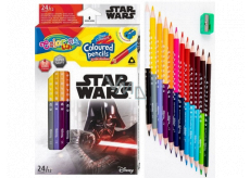 Colorino Crayons triangular Star Wars double-sided 24 colors