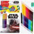 Colorino Triangular Pastel Pencils Star Wars Double-Sided 24 Colors