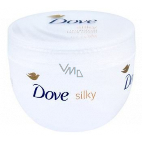 Dove Silky nourishing body cream for the whole body with pure silk 300 ml