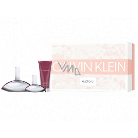 Calvin Klein Euphoria Eau de Parfum for women 100 ml + Eau de Parfum 30 ml + Body Lotion 100 ml, gift set for women