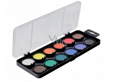 Koh-i-Noor School water colours, black ground 30 mm 12 colours