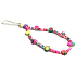 Anti-lost mobile phone pendant, beads, fruit, love, circumference 26,5 cm