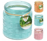Emocio Citronella candle in glass 115 x 120 mm 1 piece mix of colours
