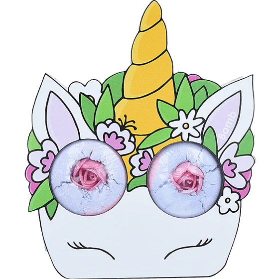 Bomb Cosmetics Unique as a unicorn - Be Unique-orn sparkling bath ballistic 2 x 160 g