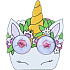 Bomb Cosmetics Unique as a unicorn - Be Unique-orn sparkling bath ballistic 2 x 160 g