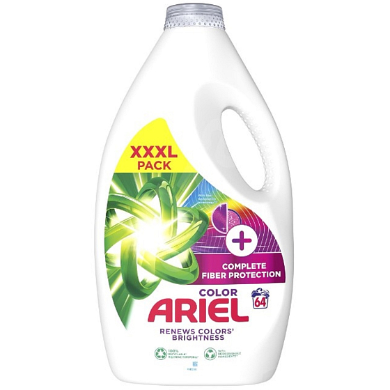 Ariel + Fiber Protection Color liquid gel for coloured laundry 64 doses 3,2 l