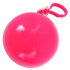 Disposable raincoat in a ball with a carabiner, assorted colors, up to size 38, 1 piece
