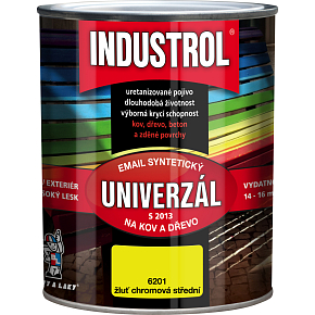 Industrol S2013 Universal Gloss Top Coat for Metal and Wood, 6201 Chrome Yellow, 600 ml Industrol S2013 Universal Gloss Top Coat for Metal and Wood, 6201 Chrome Yellow, 600 ml