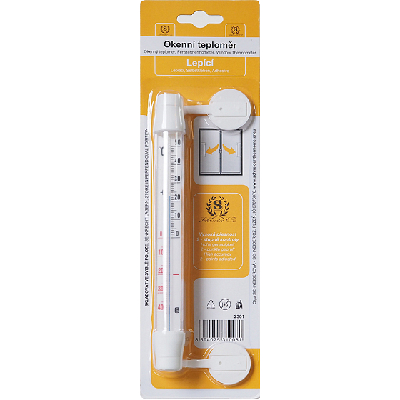 Schneider Universal Window Thermometer Adhesive Double-sided 200 x 20 mm