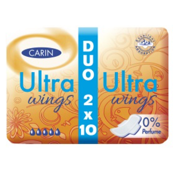 Carine Ultra Wings intimate pads Duo 2 x 10 pieces