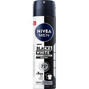 Nivea Men Black & White Invisible Original Antiperspirant, 150 ml