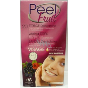 Peel Fruit depilatory wax strips for the face 20 pieces