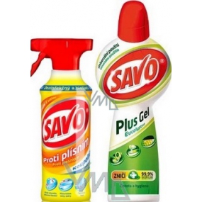 Savo Anti mildew bathroom 500 ml + Savo Plus Gel Eucalyptus 750 ml