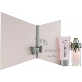 Thierry Mugler Womanity perfumed water for women 50 ml + body lotion 100 ml, gift set