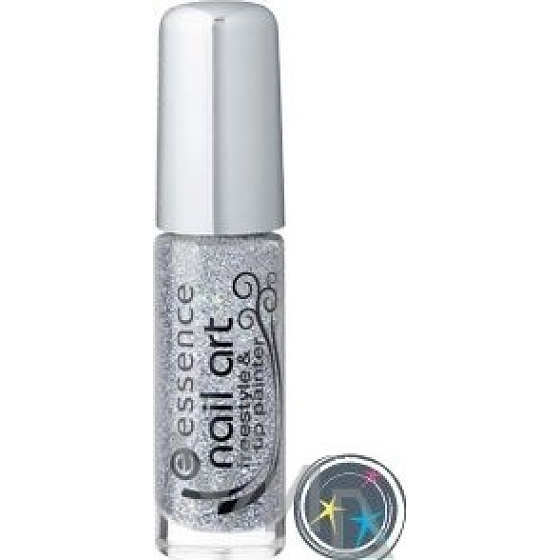 Essence Nail Art Freestyle nail polish 10 More Than Silver 4 ml