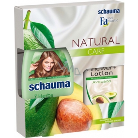Schauma Natural Care shampoo 250 ml + shower gel 250 ml, cosmetic set