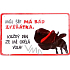 Nekupto Humor in the Czech Republic humorous sign 15 x 10 cm 1 piece