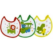 Junior Joy terry bib with print, various colors and designs, 1 piece