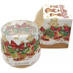 Santo Candles Christmas Bells scented candle in glass 100 g