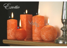 Lima Marble Exotic scented candle orange ball diameter 60 mm 1 piece