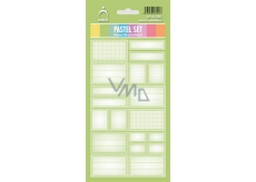 Arch Household Stickers Pastel Set Light Green 12 labels