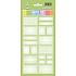 Arch Household Stickers Pastel Set Light Green 12 labels