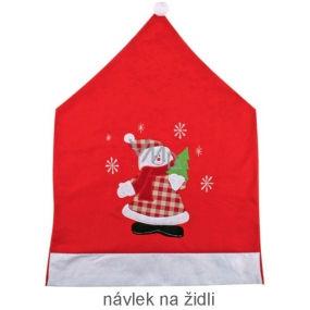 Chair cover with Christmas motif 64 x 45 cm