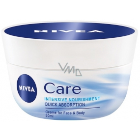Nivea Care nourishing day cream for face, hands and body 50 ml