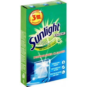 Sunlight Expert Dishwasher cleaner 3 x 40 g
