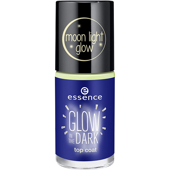 Essence Glow In The Dark Top Coat nail polish 36 Girl on the Moon 8 ml