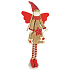 Angel in striped tights with a star 37 cm