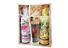 Kitl Syrob Bio Grapefruit with pulp + Ginger syrup for home lemonade 2 x 500ml gift wrap