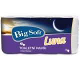 Big Soft Luna Toilet Paper White 160 pieces 3 ply 8 pieces