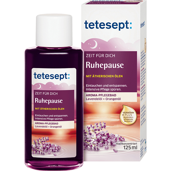 Tetesept Time for You Bath Oil Concentrate with Lavender and Orange Oil 125 ml