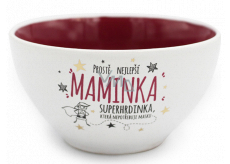 Nekupto Gift Center Ceramic Bowl Best Mom 13 x 6.5 cm