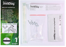 Wellion VivaDiag Rapid SARS-COV-2 AG Antigen swab test Covid-19 from the nasal region (also for children) 1 piece