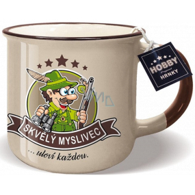 Nekupto Hobby mug with inscription Great hunter 250 ml